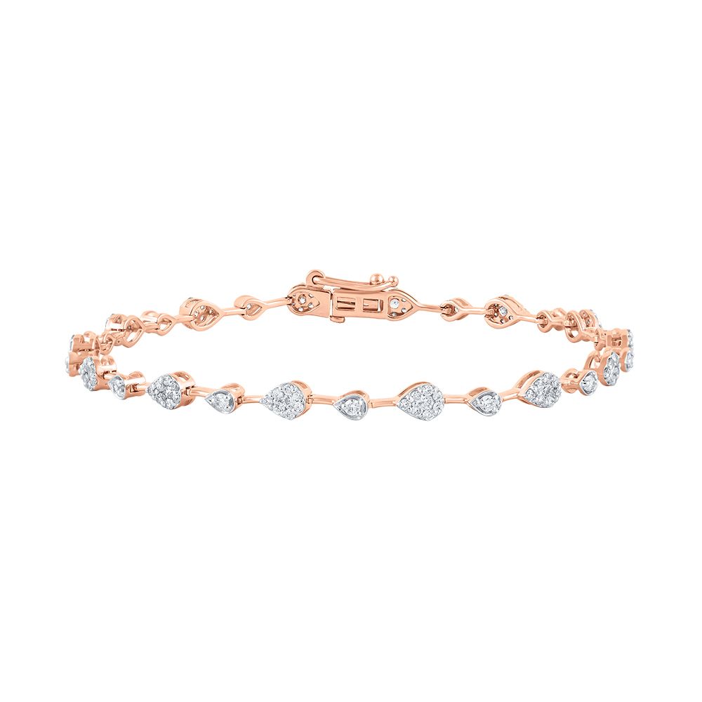 Exquisite 18KT Yellow Gold Women Bracelet-All Jewellery-OBR24S37