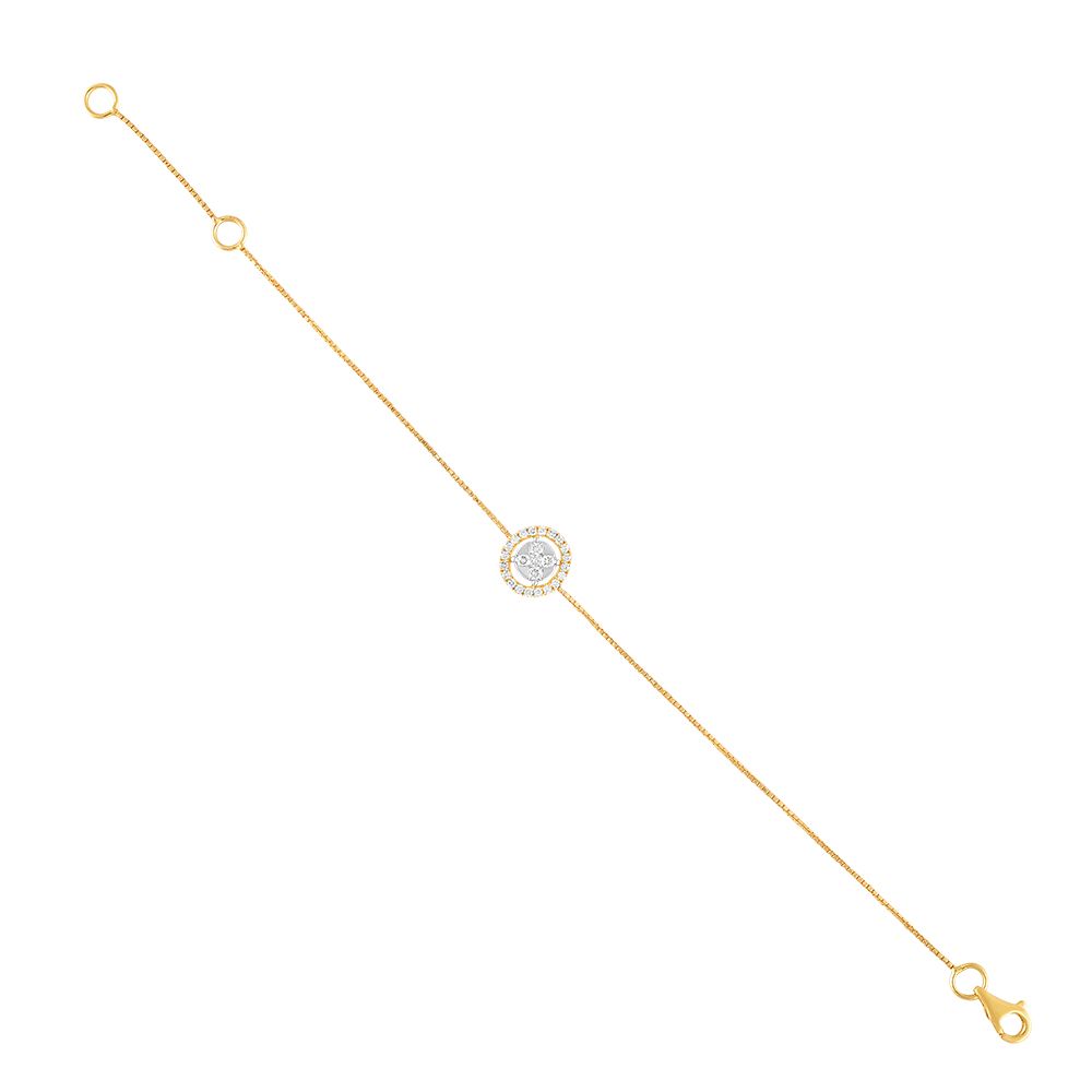 Radiant Diamond Cluster Bracelet-All Jewellery-OBR25S02