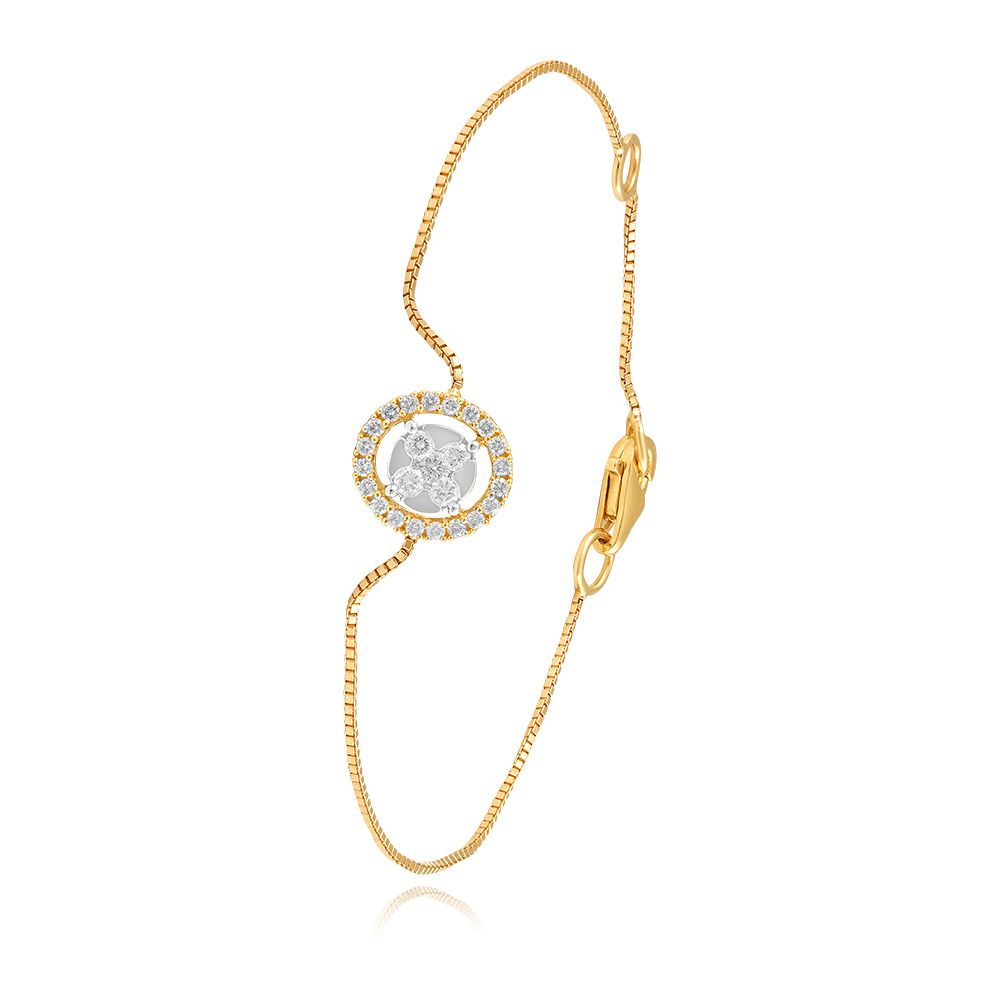 Radiant Diamond Cluster Bracelet-All Jewellery-OBR25S02