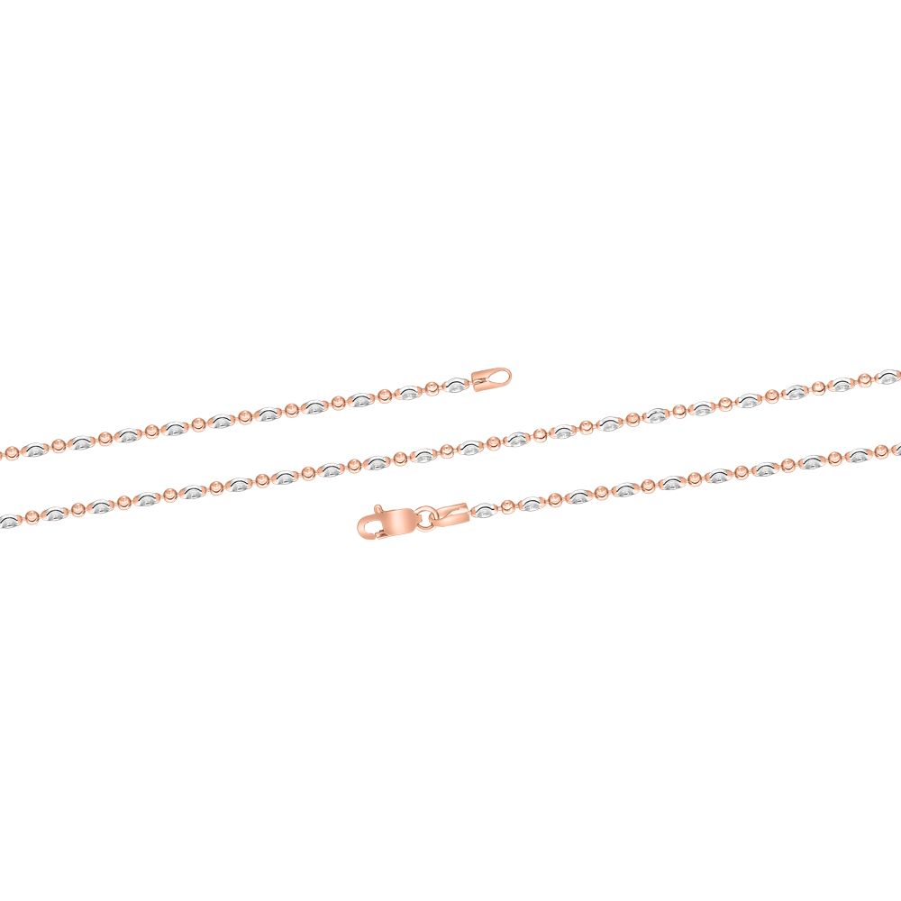 Intricate 14KT Rose and White Gold Mens Chain-Gold-OCH22006-D000OGC