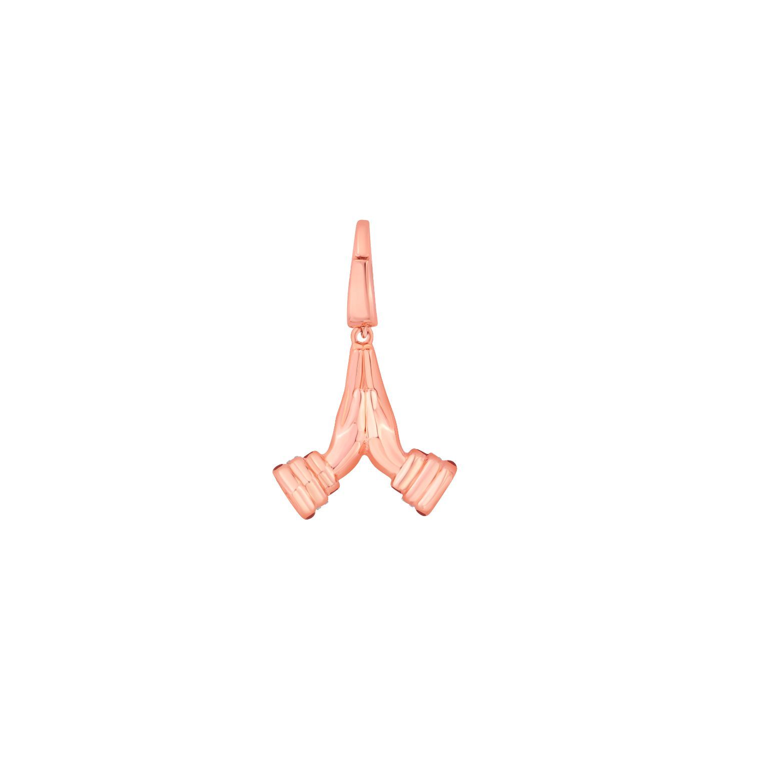 Namaste 14KT Rose Gold and Diamonds Pendant-Pendants-OCP22001-D900X0C