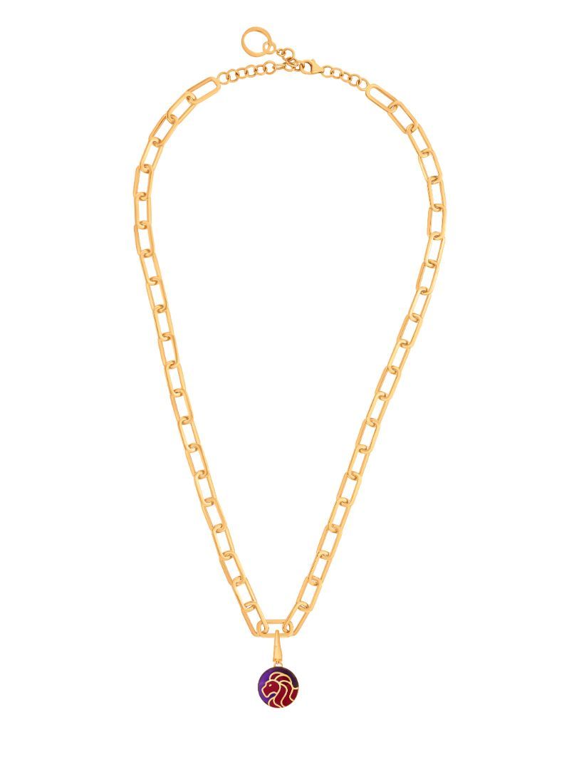 Leo Pendant in 14KT Rose Gold-Gold-OCP22038-D000X0C