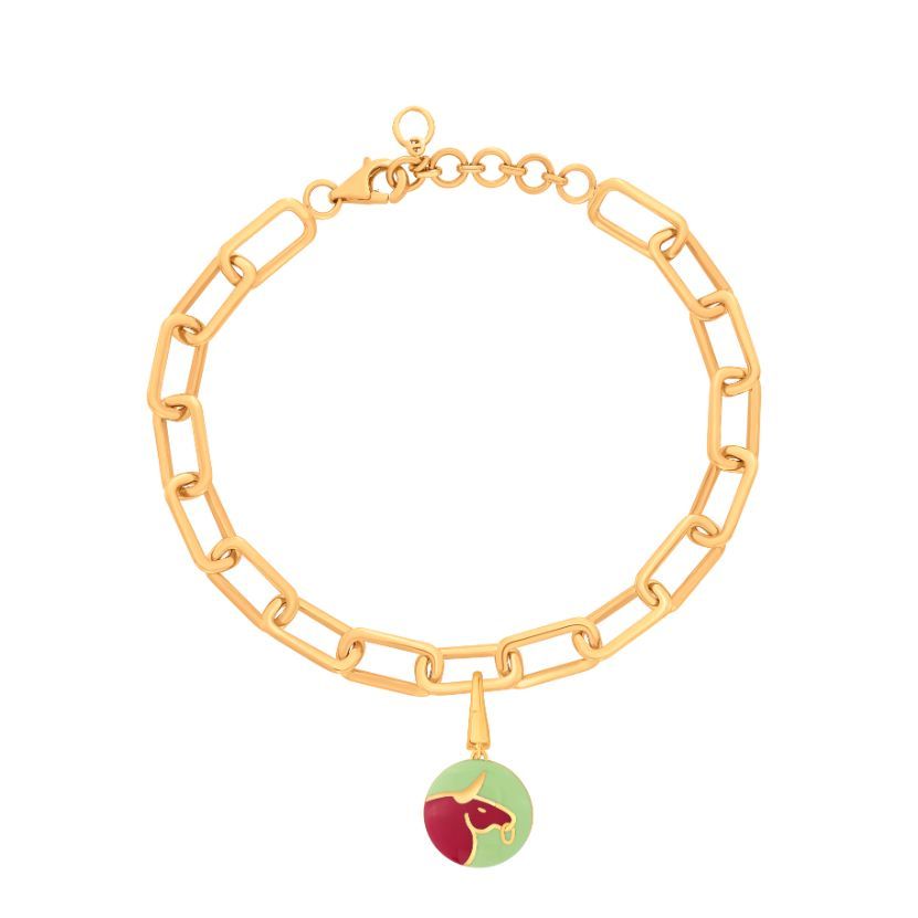 Taurus 14KT Rose Gold Pendant-Gold-OCP22041-D000X0C