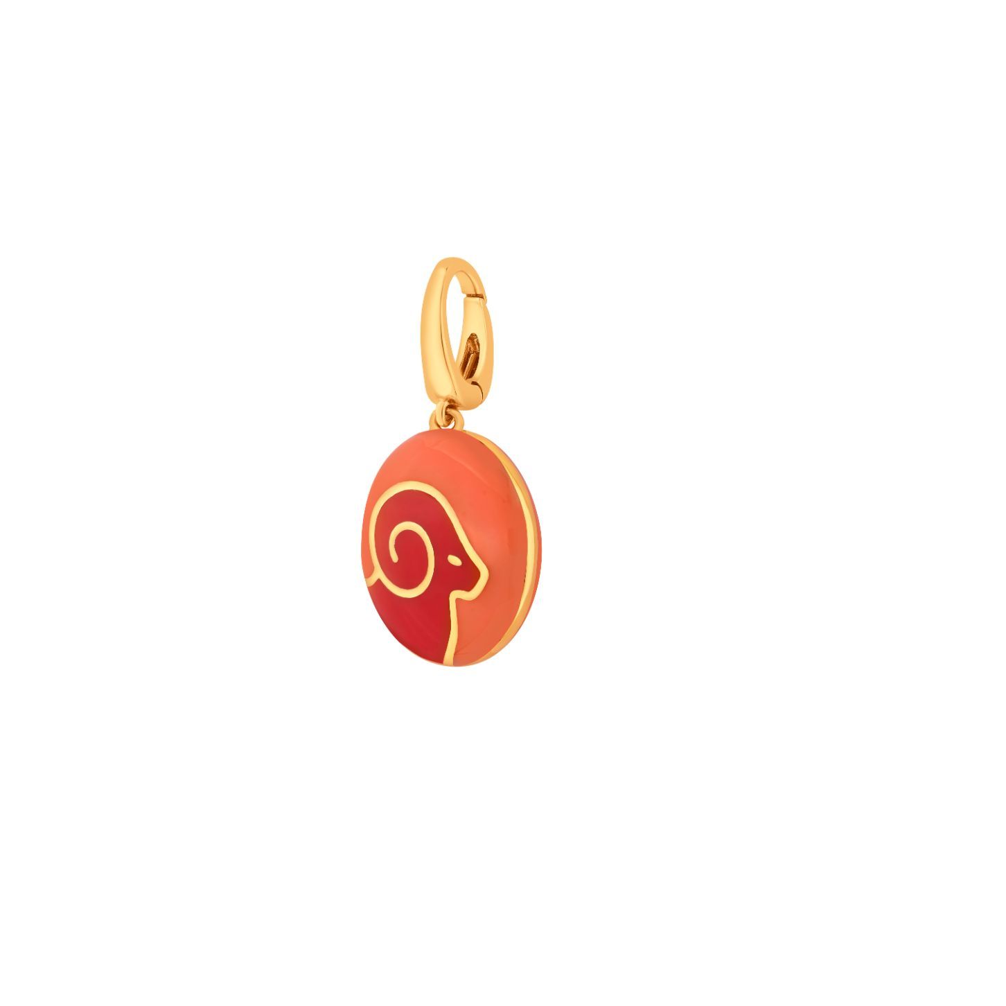 Aries 14KT Rose Gold Pendant-Gold-OCP22043-D000X0C