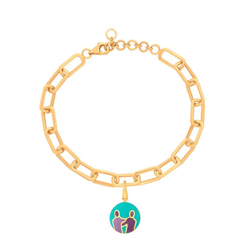 Gemini 14KT Rose Gold Pendant-Gold-OCP22044-D000X0C