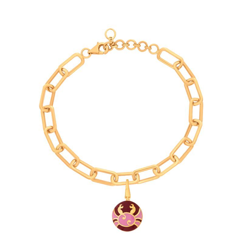 Cancer 14KT Rose Gold Pendant-Gold-OCP22045-D000X0C