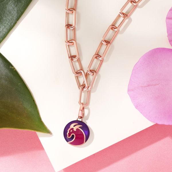 Capricon Pendant in 14KT Rose Gold-Gold-OCP22048-D000X0C