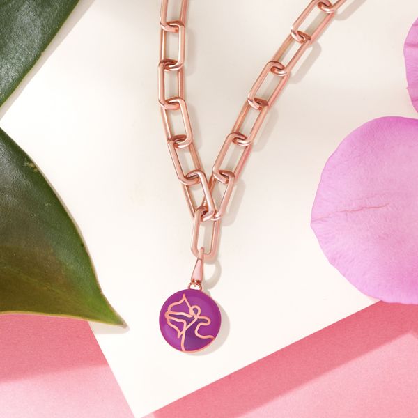 Sagittarius 14KT Rose Gold Pendant-Gold-OCP22049-D000X0C