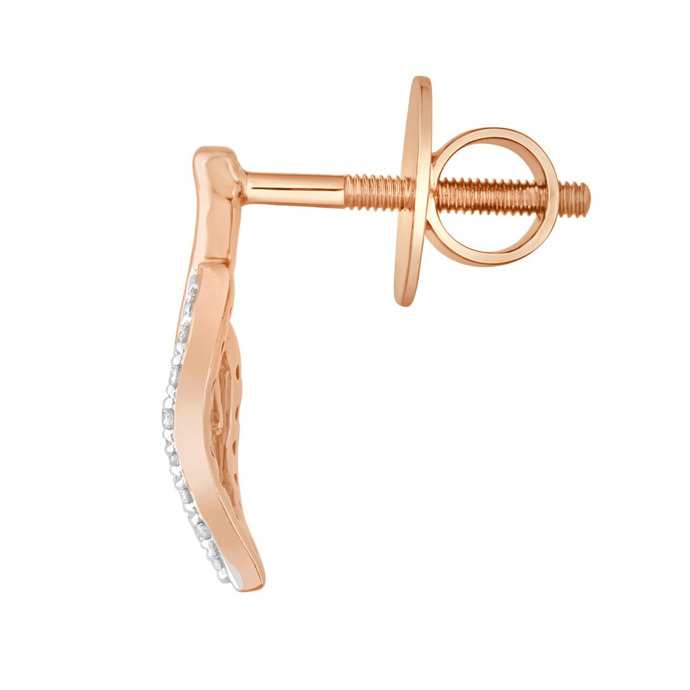 Exquisite Diamond Studs in Yellow Gold-Earrings-OER09065-D400R0B