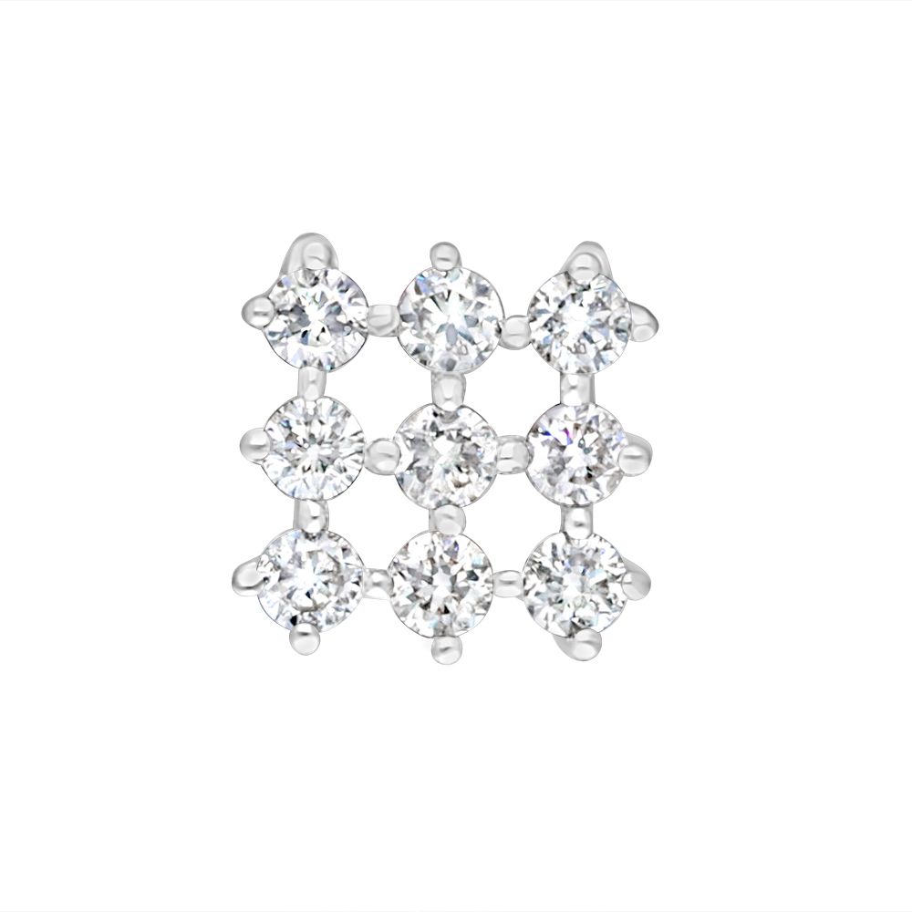 Delicate 18KT Rose Gold Earrings-Earrings-OER10122-D400X0B