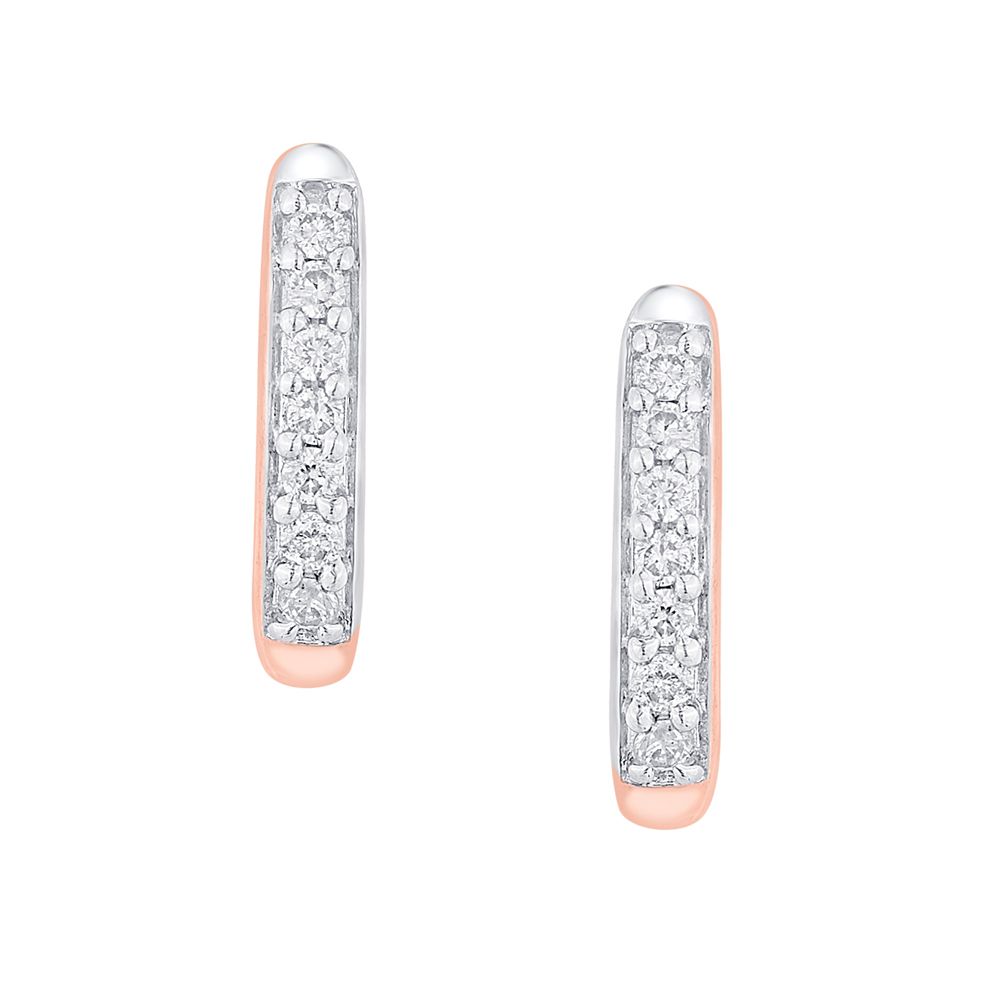 Rose Gold Hoop Earrings-Earrings-OER10125-D400X0C