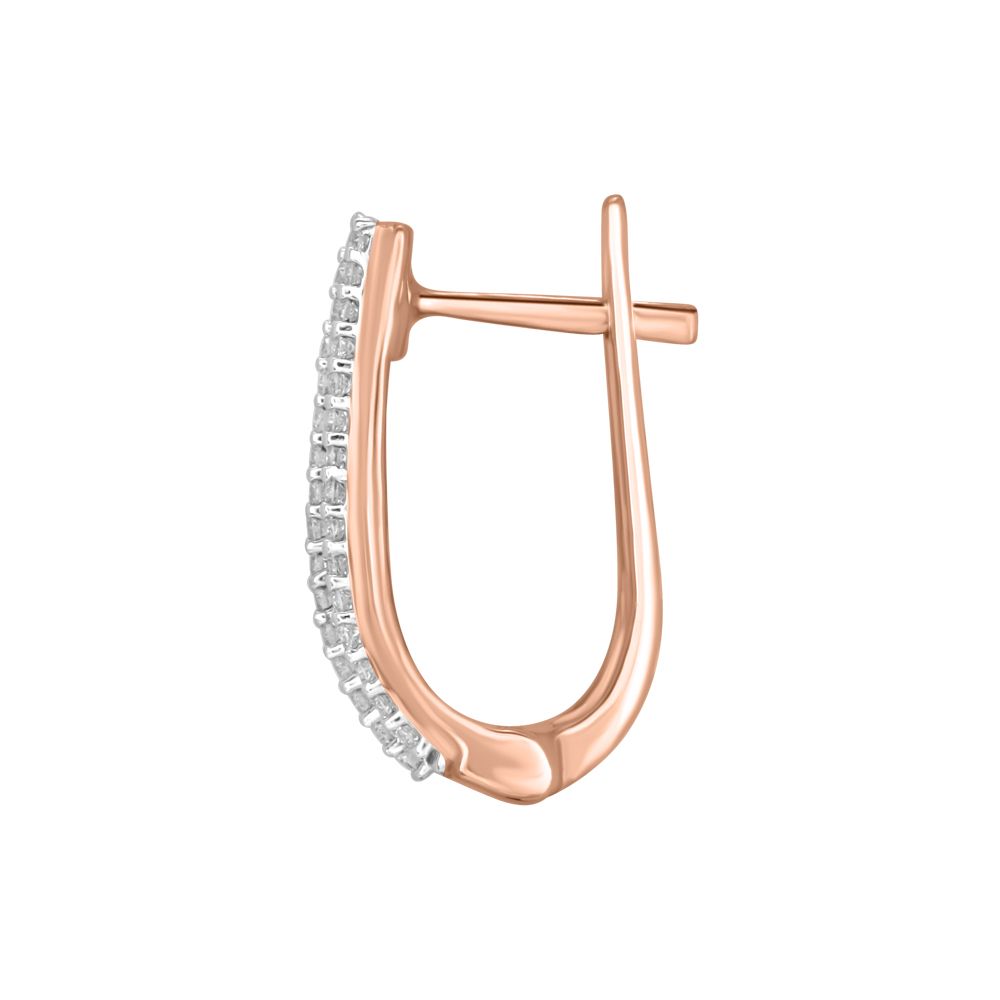 Ethereal Diamond Earrings in Rose Gold-Earrings-OER14033-D300X0B