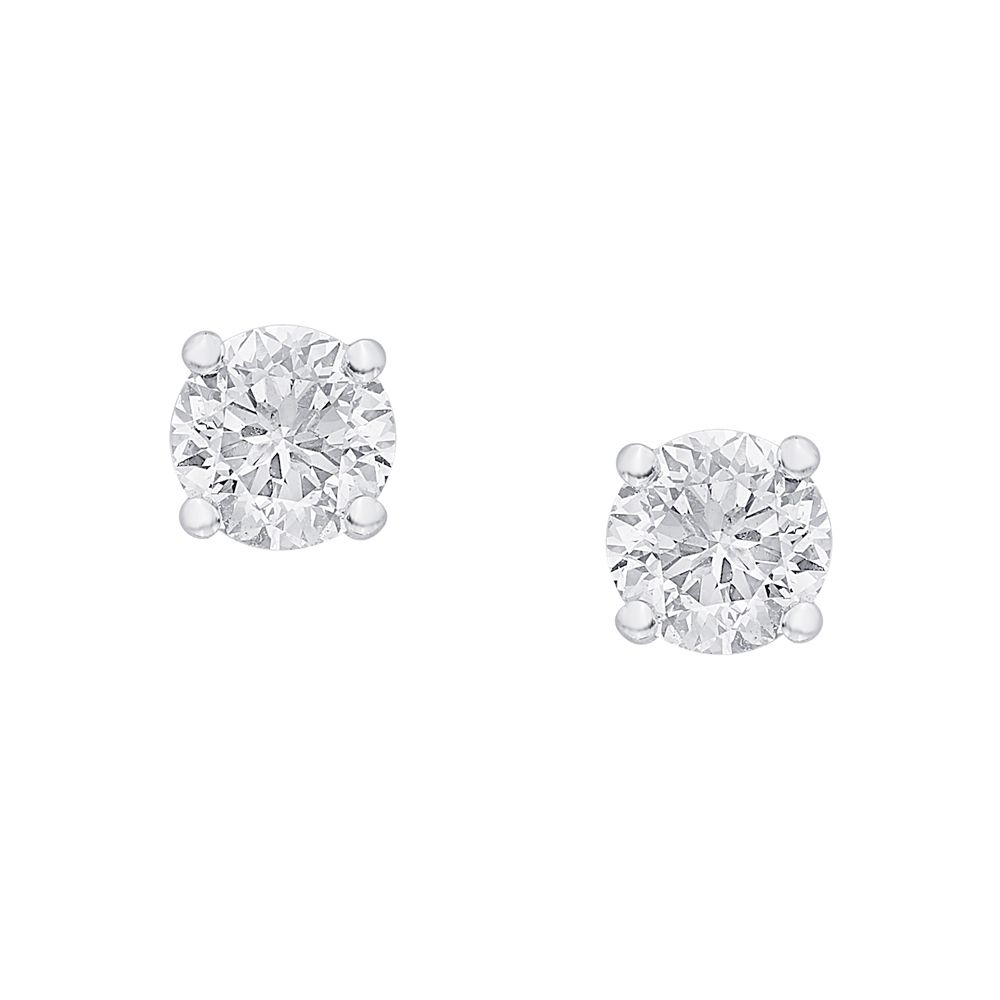 Glamorous Diamond Crown Star Earrings-Earrings-OER16005-A300R0B