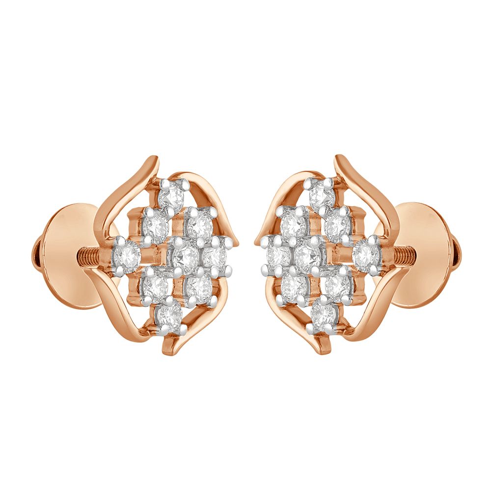 Unique Diamond Earrings-Earrings-OER16790-D400X0B