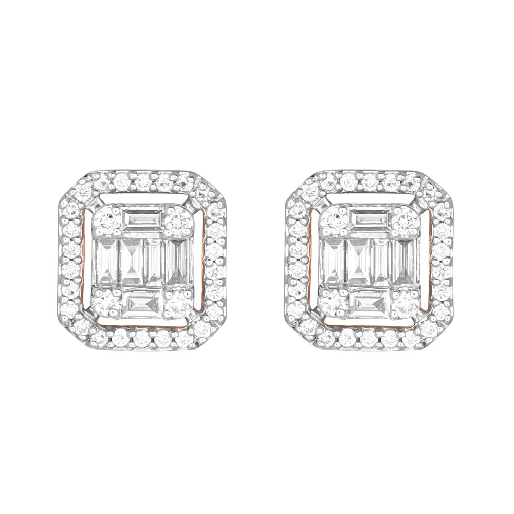 Dazzling Diamond Earrings-Earrings-OER17019-D300X0B