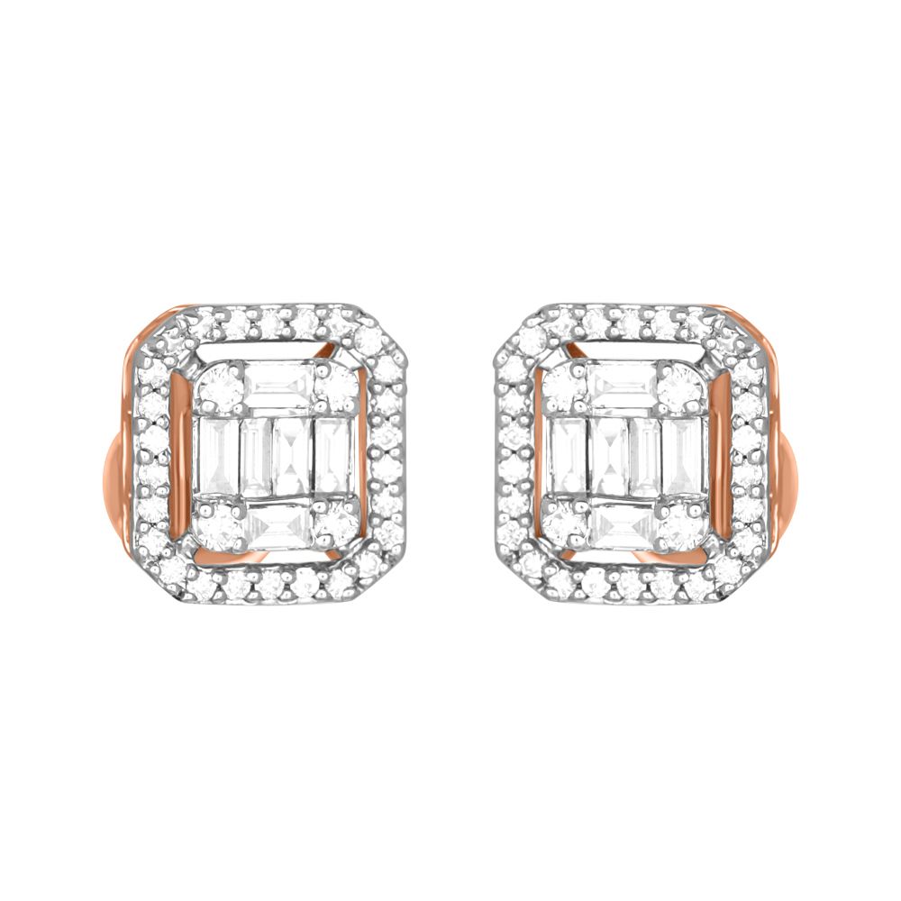 Dazzling Diamond Earrings-Earrings-OER17019-D300X0B