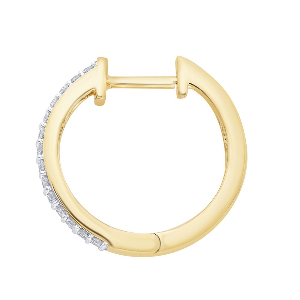 Sauve Gold and Diamond Earrings-Earrings-OER18024-D300R0B