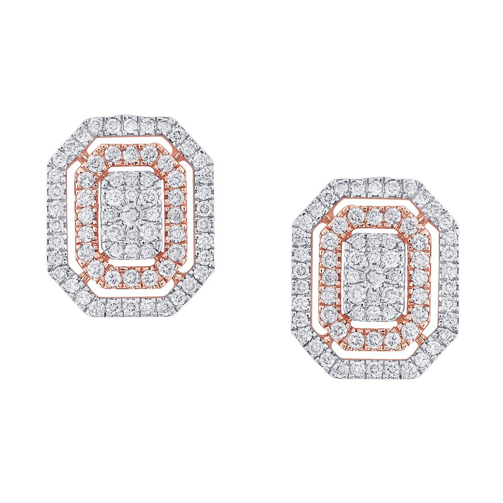 Stunning Rose Gold Earrings-Earrings-OER18060-D400X0B