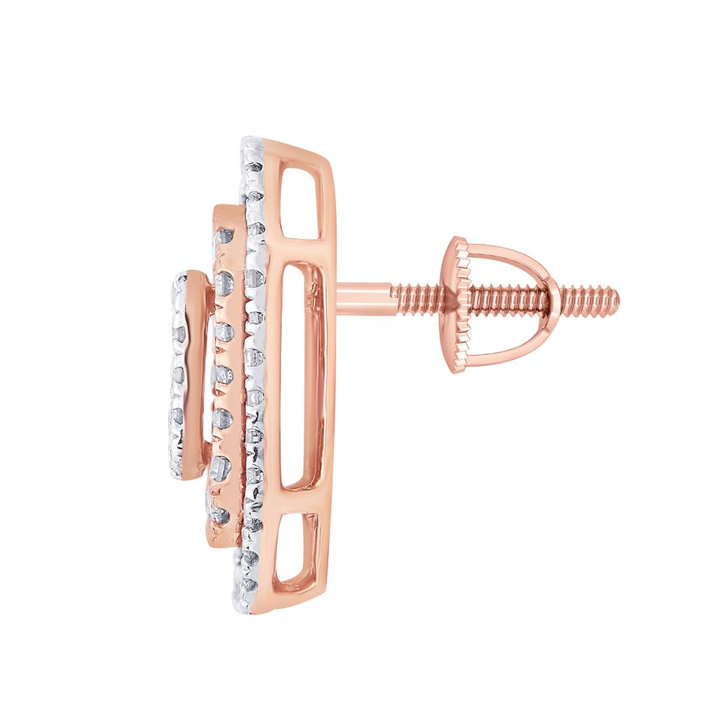 Stunning Rose Gold Earrings-Earrings-OER18060-D400X0B