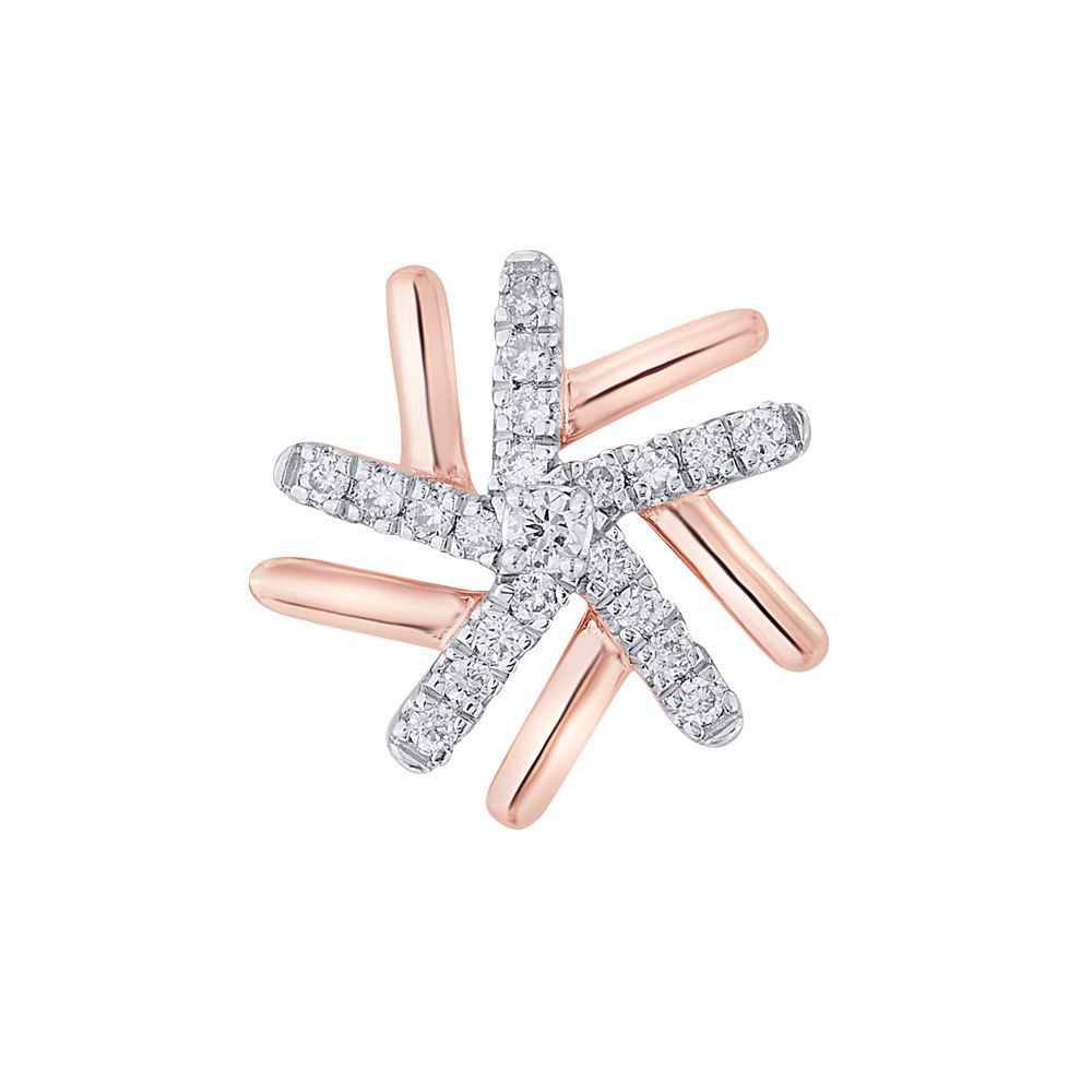 Luxurious Diamond Studded Earrings-Earrings-OER18073-D400X0C