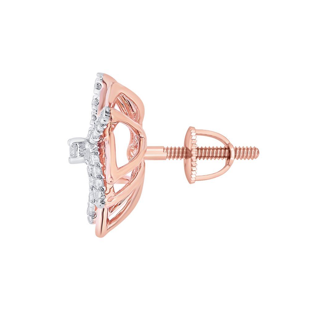 Luxurious Diamond Studded Earrings-Earrings-OER18073-D400X0C