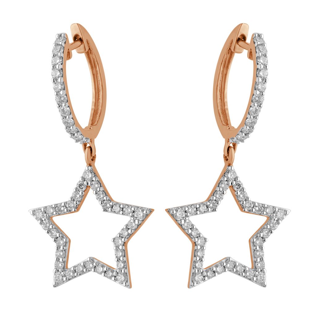 Hanging Star Desired Earrings-Earrings-OER20037-D400X0C