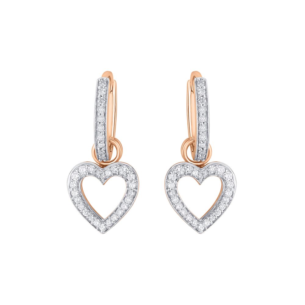 Gorgeous Diamond and Rose Gold Astra-Earrings-OER20041-D900X1C