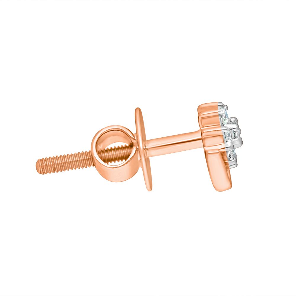 Regal 14KT Rose Gold Earrings-Earrings-OER21030-D400X0C