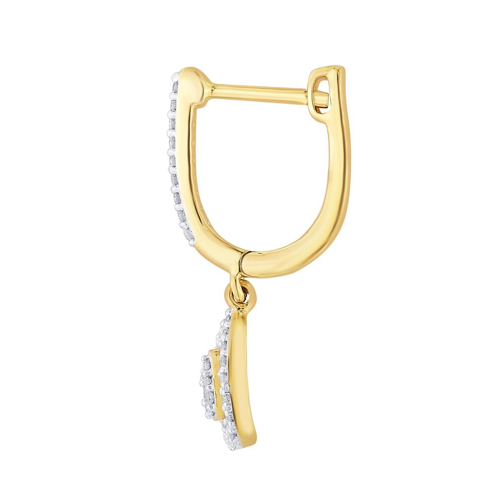 Diamond Danglers Earrings-Earrings-OER21038-D300R0B