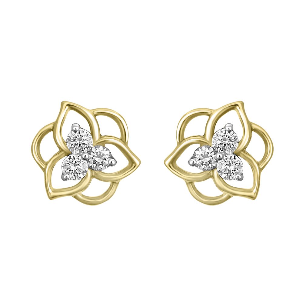 Splendid 14KT Rose Gold Gold Earrings-Earrings-OER21045-D400X0C