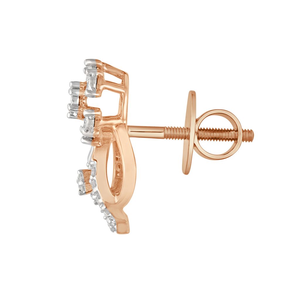 Gorgeous Diamond Stud Earrings-Earrings-OER21054-D400X0C