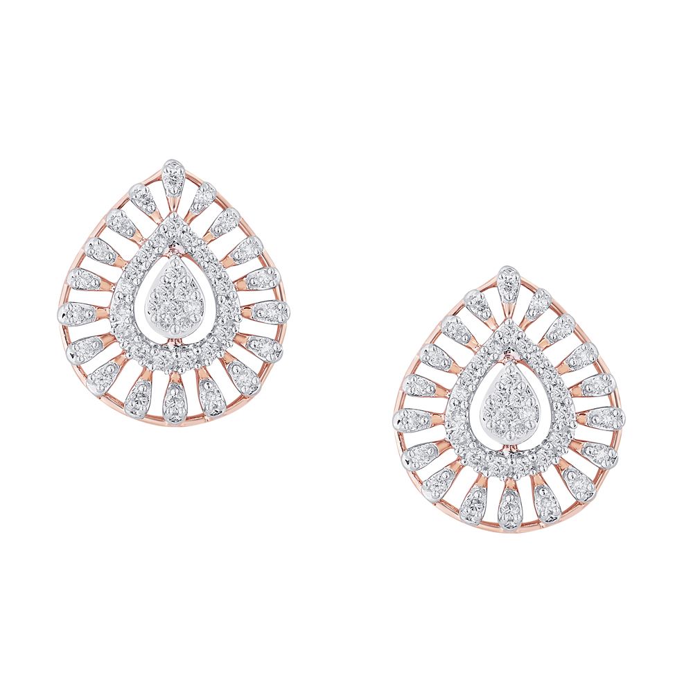 Stunning Rose Gold Earrings-Earrings-OER21067-D400X0C