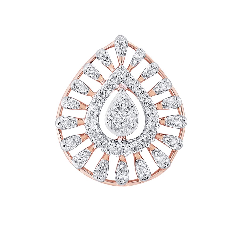 Stunning Rose Gold Earrings-Earrings-OER21067-D400X0C