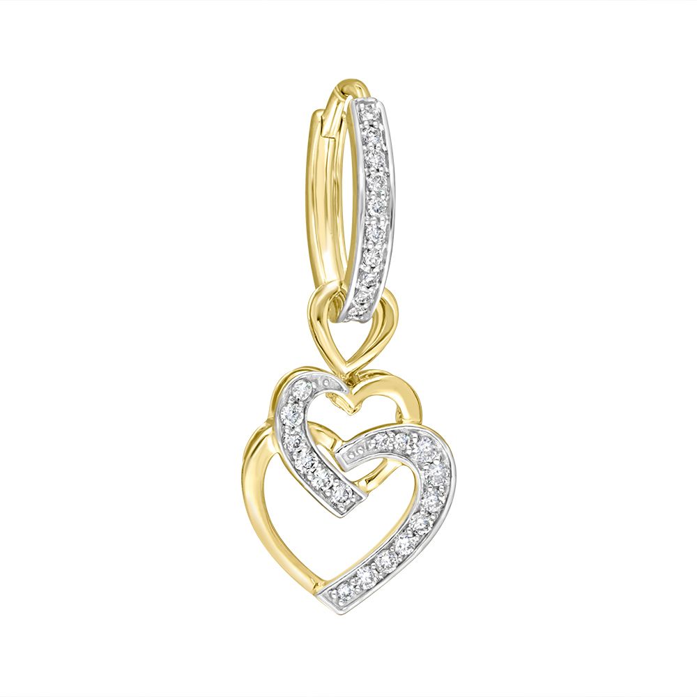 Heart Shaped Astra Earrings & Pendant Set-Earrings-OER21110-D900R1C