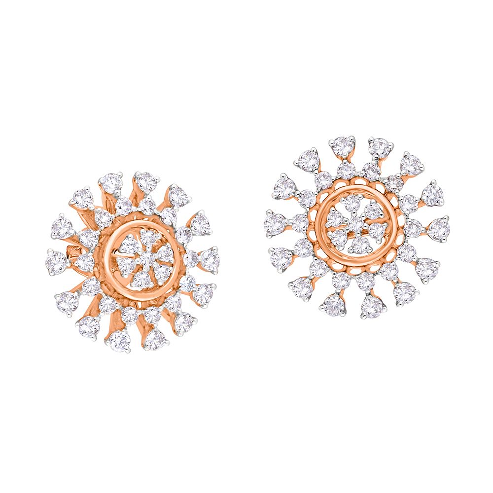 Sparkling Diamond Earrings-Earrings-OER22022-D400X0C