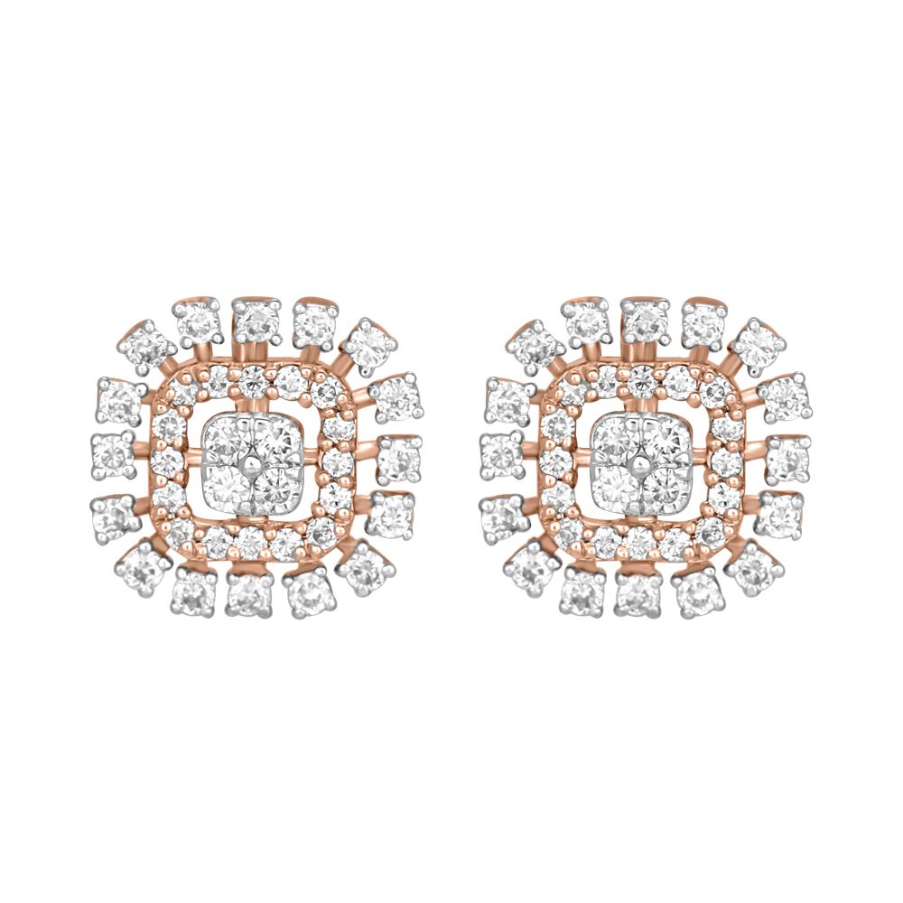 Rose Gold Stunning Earrings-Earrings-OER22025-D400X0C