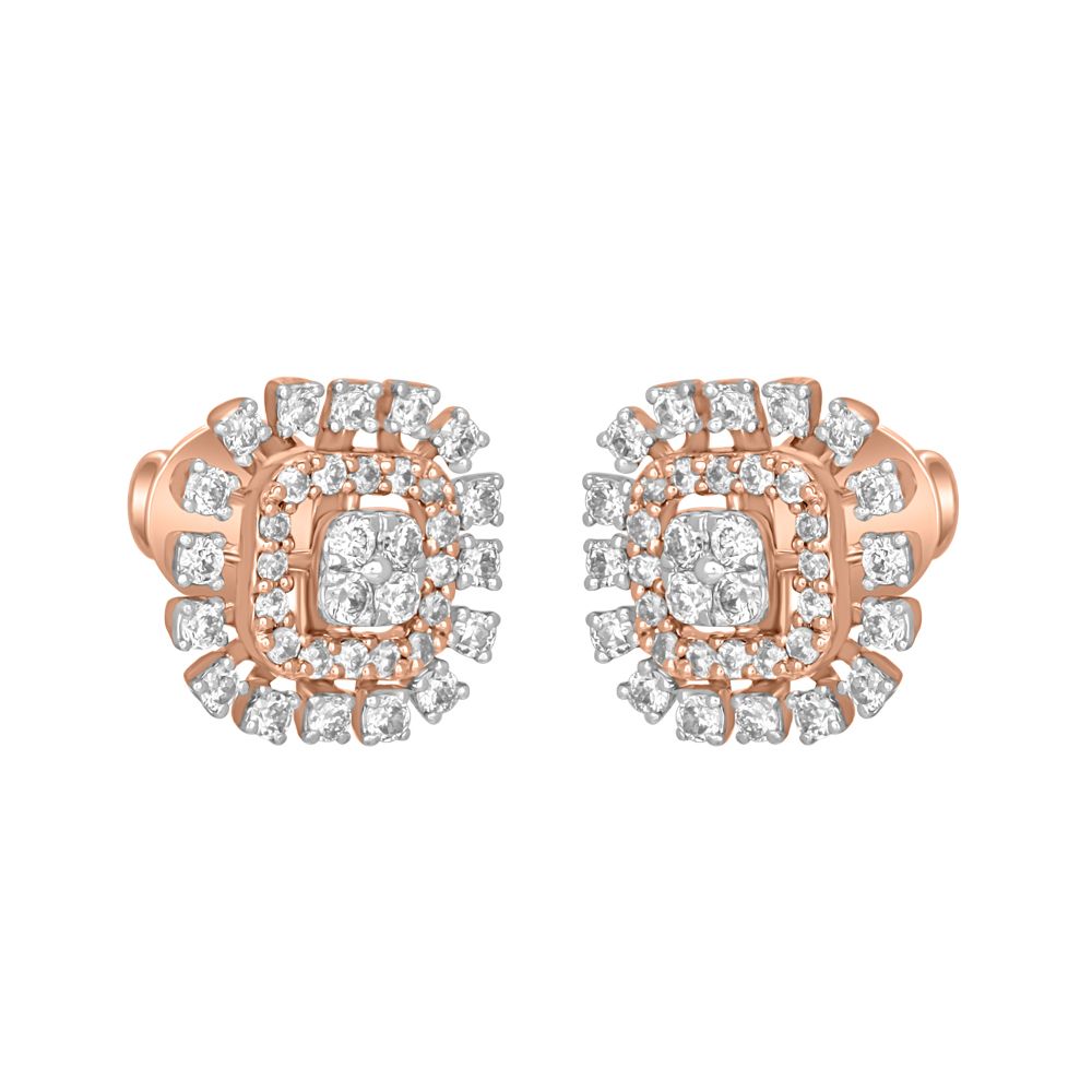 Rose Gold Stunning Earrings-Earrings-OER22025-D400X0C
