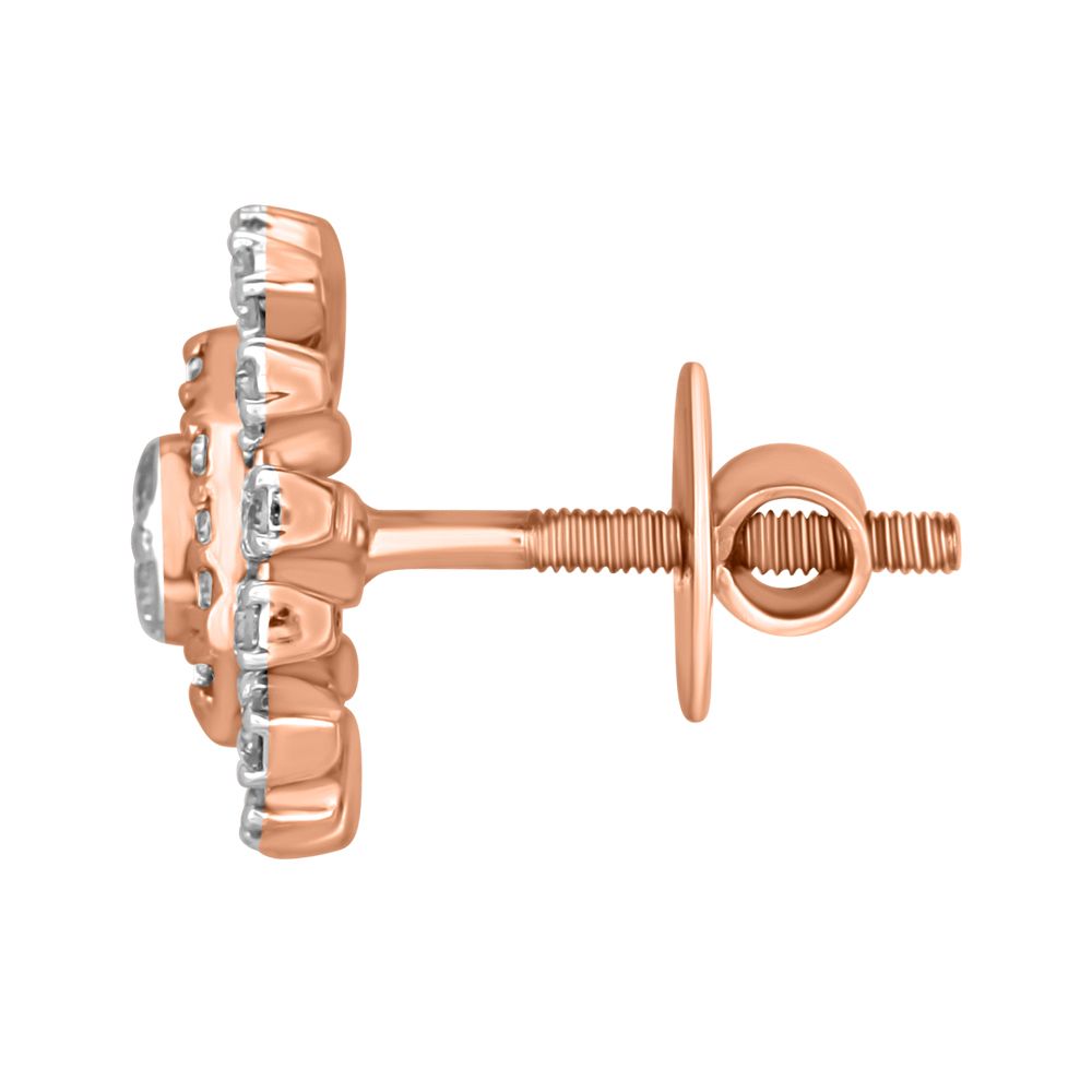 Rose Gold Stunning Earrings-Earrings-OER22025-D400X0C