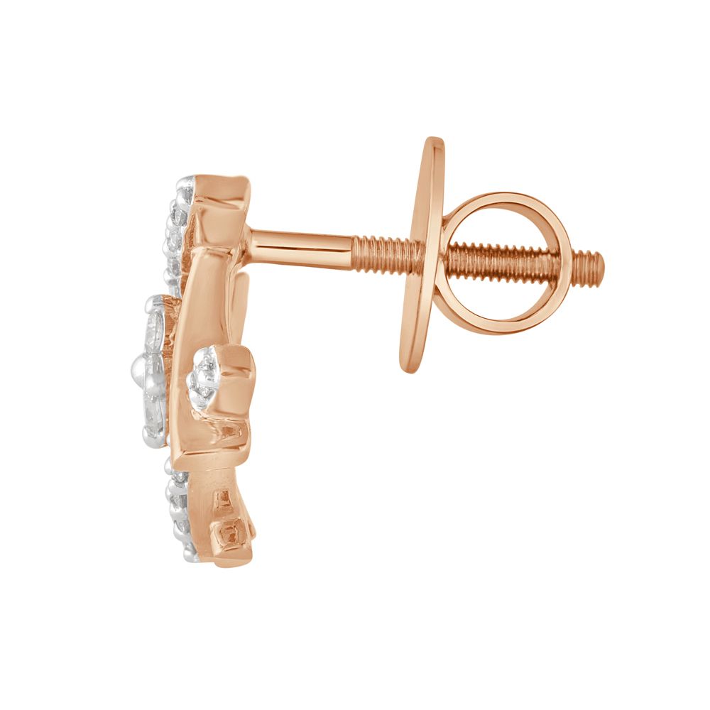 Precious 14KT Rose Gold Earrings-Earrings-OER22052-D900X0C