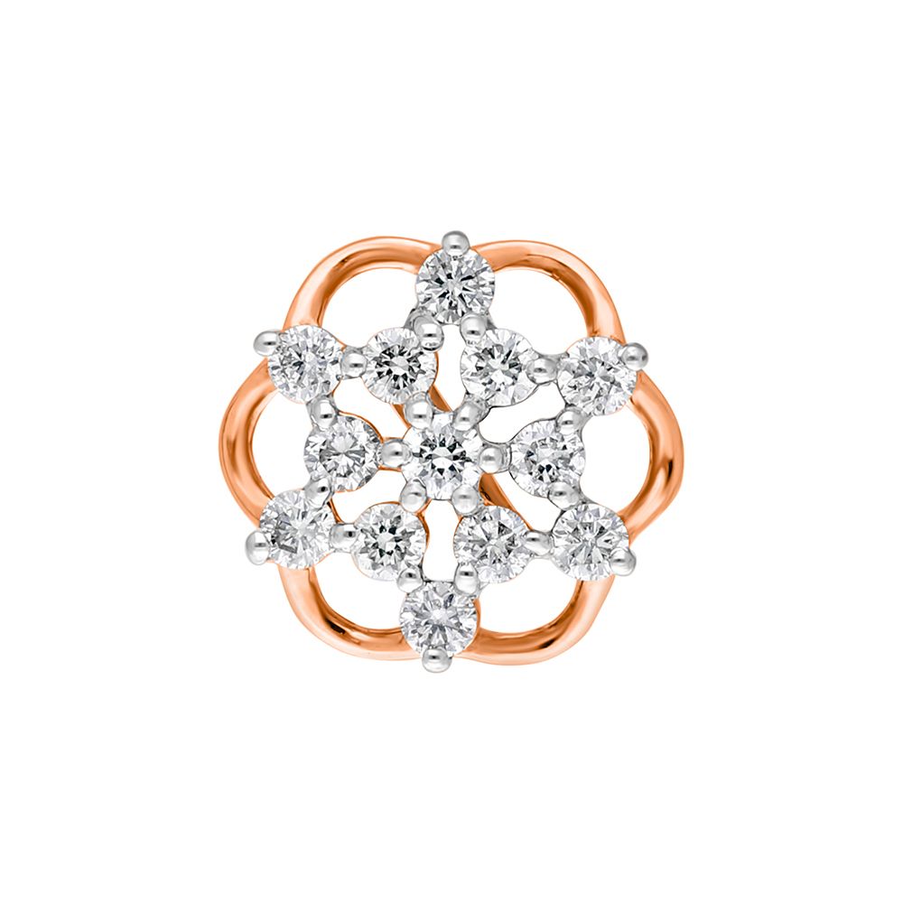 Beautiful Diamond Stud Earrings-Earrings-OER22059-D900X0C