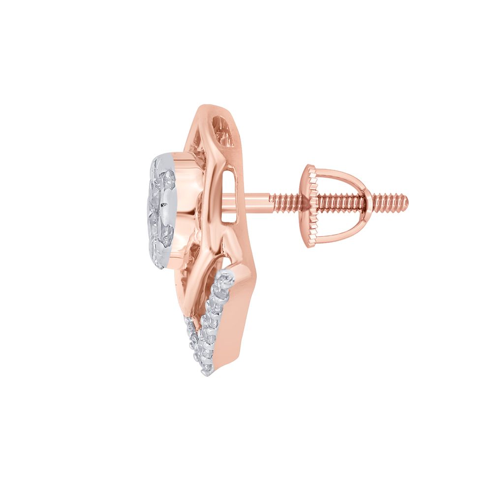 Geometric 14KT Rose Gold Earrings-Earrings-OER22066-D900X0C