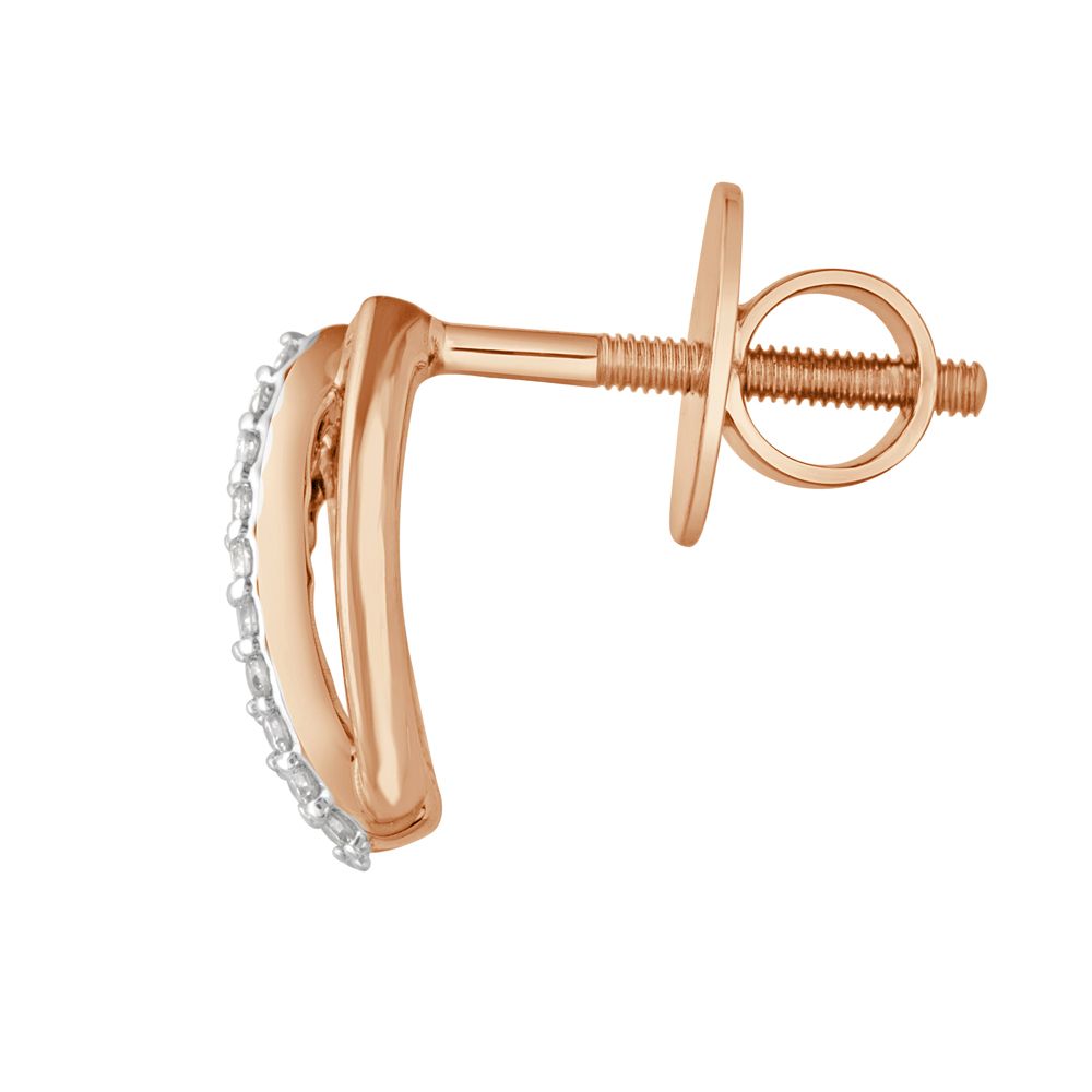 Sparkling Teardrop Design Diamond Earrings-Earrings-OER22068-D900X0C