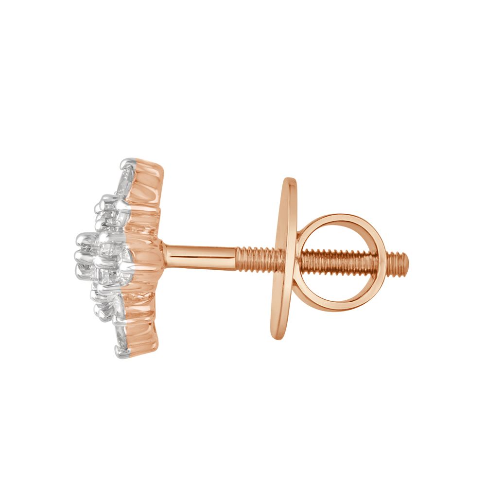 Breathtaking 14KT Rose Gold Earrings-Earrings-OER22069-D900X0C
