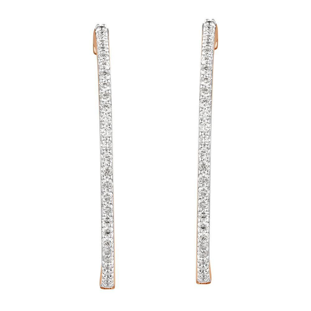 Glamorous Earrings Studded With Diamonds-Earrings-OER22082-D900X0C