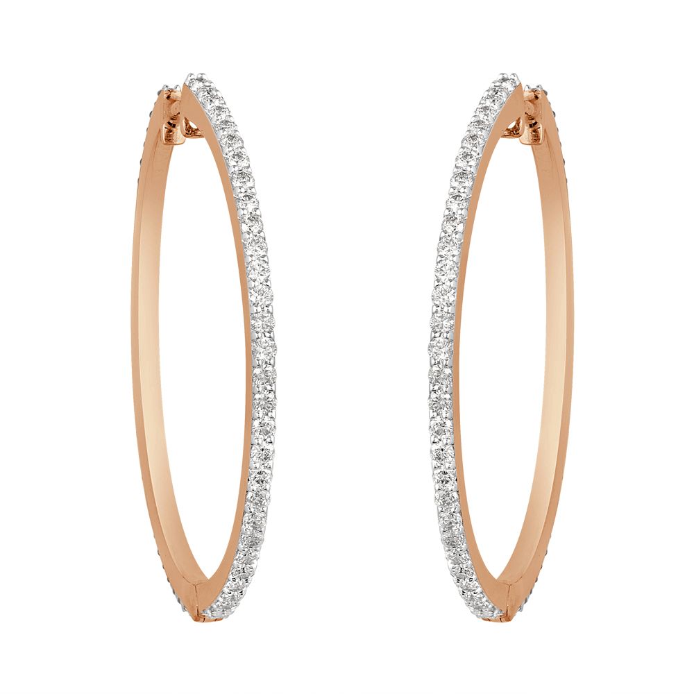 Glamorous Earrings Studded With Diamonds-Earrings-OER22082-D900X0C