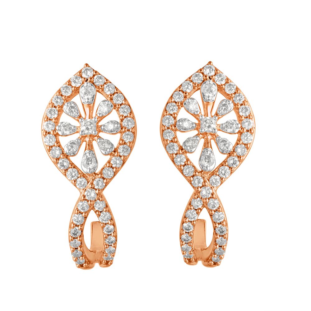Charming Rose Gold Earrings-Earrings-OER22085-D900X0C