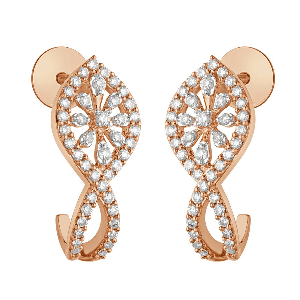 Charming Rose Gold Earrings-Earrings-OER22085-D900X0C