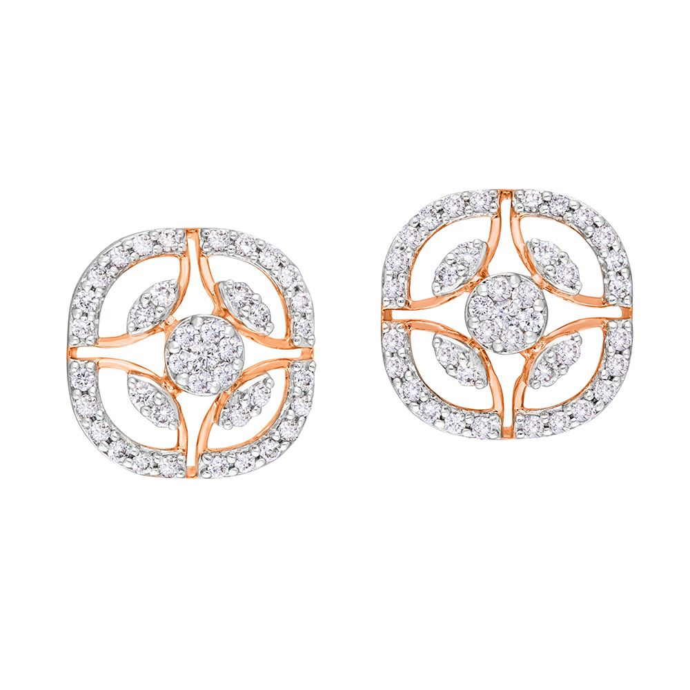 Adoring Rose Gold Earrings-Earrings-OER22097-D900X0C