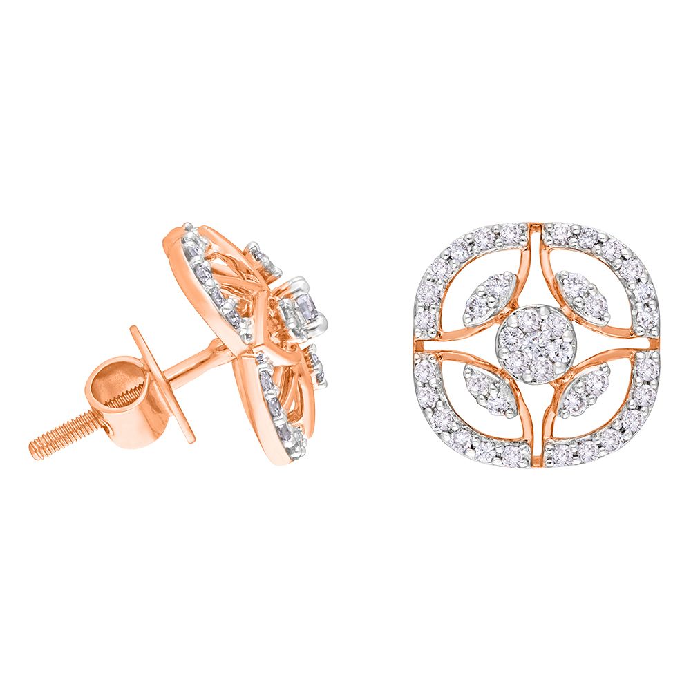 Adoring Rose Gold Earrings-Earrings-OER22097-D900X0C