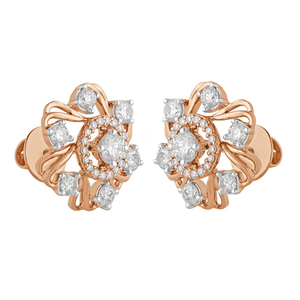 Creative 14KT Rose Gold Earrings-Earrings-OER22098-D900X0C